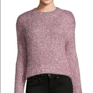 Milly Metallic Fringe Sweater